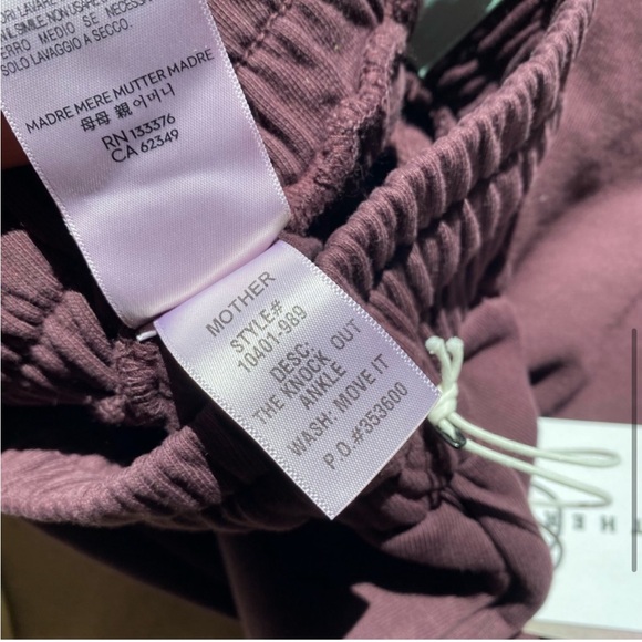 MOTHER Move it! Aubergine Joggers - Picture 12 of 16